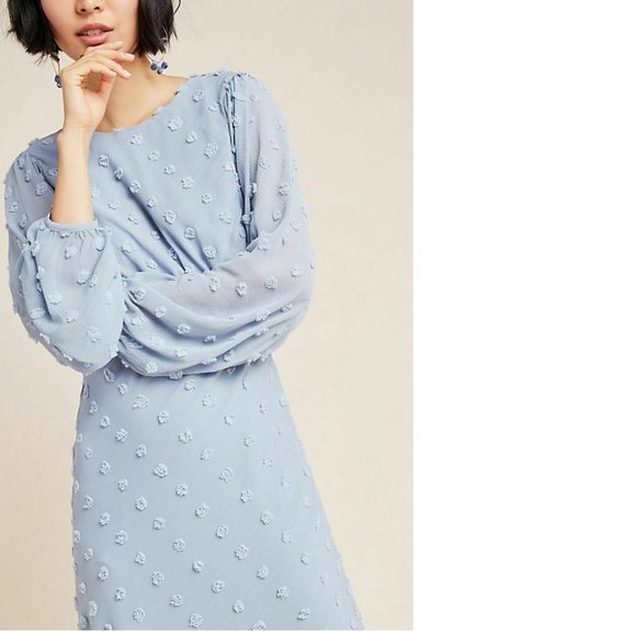 new Anthropologie Michaela Textured Midi dress - Picture 4 of 7